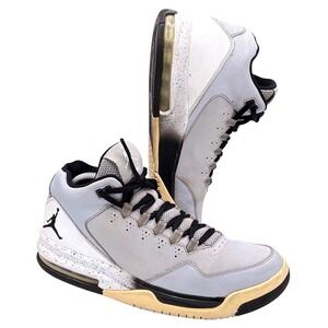 Jordan Flight Club Men's Basketball Shoes Size 9 Gray White Black